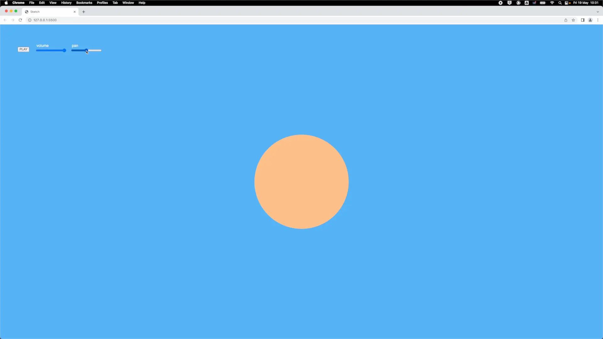The birdsong.mp3 audio file added as an asset in the p5.js editor
